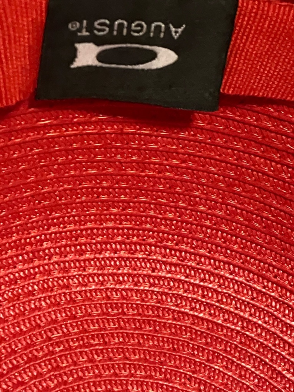 New August 18” Red Wide-Brim Women's Floral Accent Hat is So Stylish. - Picture 7 of 8